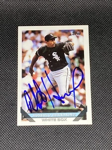 Roberto Hernandez Chicago White Sox Signed Auto 1993 Topps Card #70 ~ COA - Picture 1 of 3