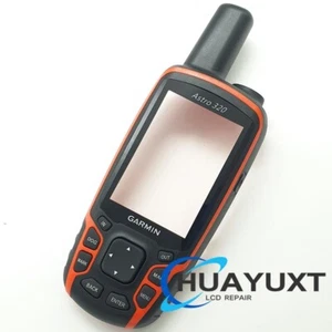 Cubierta frontal de plástico para Garmin Astro 320 marco carcasa botón vidrio - Imagen 1 de 3