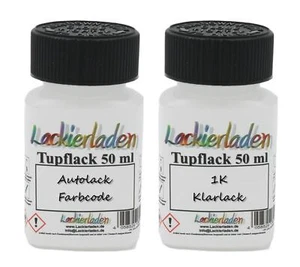 Autolack SET Tupflack für Alfa Romeo 296 A Bianco Ghiaccio Ghiaccio White | 2 x  - Bild 1 von 7