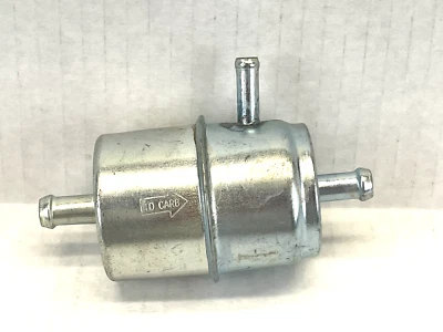 Universal Carbureted Inline Fuel Filter 1/4" Anti-Vapor Lock Style 5/16" In/Out - Image 1 of 4