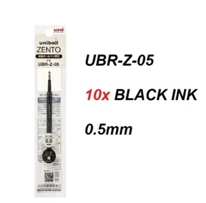 Uniball ZENTO 0.5mm REFILLS UBR-Z-05  - 10x BLACK INK - Bild 1 von 1