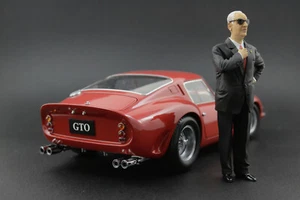 Enzo Ferrari Figura para 1:18 CMC 250 125 F2 VERY RARE! !! NO CAR !! - Imagen 1 de 9