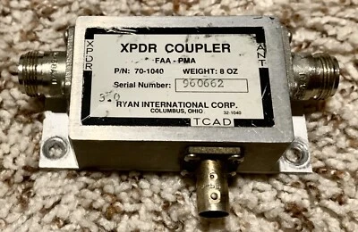 Ryan International Corp. XPDR муфта P/N 70-1040 - Изображение 1 из 3