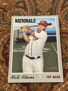 2019 Topps Heritage #618 Matt Adams - Picture 1 of 2
