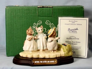 "Fäustlinge, Tom Kitten und Moppet" Beatrix Potter P3792 Beswick Royal Doulton 1999 - Bild 1 von 10