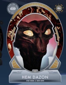 [DIGITAL CARD] Topps Star Wars Hem Dazon Never Tell Odds 2022 S3 Tier 6 Event 1 - Picture 1 of 1
