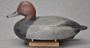 BEN SCHMIDT ROTKOPF DRAKE Ente Lockvogel TOP ZUSTAND ORIGINALLACK - Bild 1 von 9