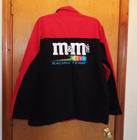 Vintage Chase M&M s Nascar Racing Official Light Weight Jacket 38 Elliot Sadler Cover