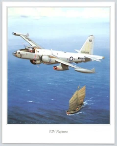 Lockheed P2V Neptune U.S. Navy Patrol and Recon Vintage c1991 Fellows Fergusen Print - Bild 1 von 5