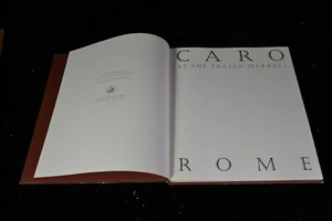 CARO AT THE TRAJAN MARKETS ROME 1994  1st Edition Art Book Ian Barker Sculptures - Imagen 1 de 3