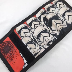 Star Wars Stormtroopers Trifold Men's Wallet Black White Red Hook & Loop B79 - Bild 1 von 7