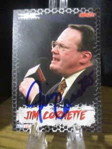 JIM CORNETTE TNA WRESTLING authentic signed/autographed card - Bild 1 von 4