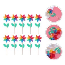 14pcs Windmill Garden Stakes Wind Fans Garden Garden