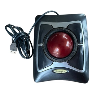 Kensington Expert Mouse Trackball K64325 USB Wired 4-Button Scroll Ring Tested - Picture 1 of 6