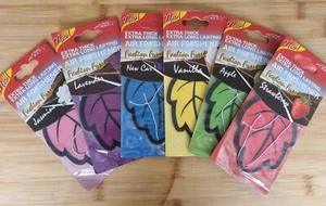 Pack of 6 hanging car air freshener for cars or boats - Mixed scents and colours - Picture 1 of 10