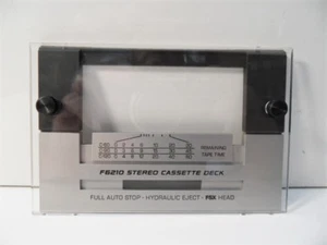 REPARATUR ERSATZTEIL PLATTE FASSADE PLEXI SCHUBLADE PHILIPS F6210 MAGNETOPHON K7 HIFI - Bild 1 von 4