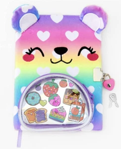 Claire's Panda Bear Adesivo Peluche Lucchetto Doary Nuovo con etichette - Foto 1 di 2