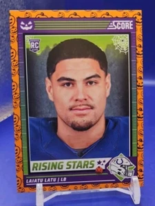 2024 Score-a-treat Football - Rising Stars - Laiatu Latu RC pumkins #35 Colts - Picture 1 of 2