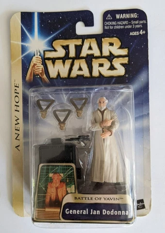Star Wars General Jan Dadonna (Battle of Yavin) Saga 2003 Action Figure ANH Cover