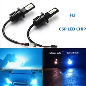 Bright White LED Fog Light Globes for Holden Commodore VP VR VS VT VX VY VZ - Picture 1 of 7