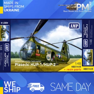 AMP 48-014R 1/48 Piasecki Hup2 Update Kit With New Resin Parts Plastic Model Kit - Picture 1 of 6