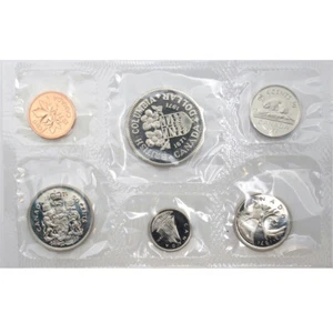 1971 Canada Prooflike Uncirculated Set of coins - Bild 1 von 2