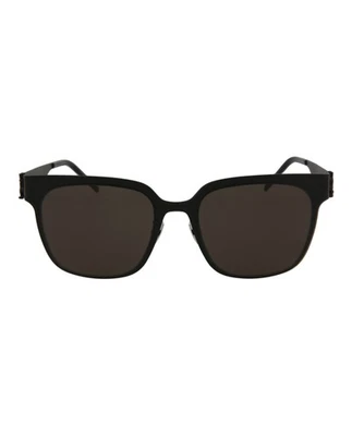 Saint Laurent Womens Square/Rectangle Black Black Grey Fashion Designer Eyewear - Image 1 of 4
