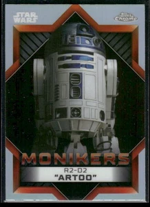 2023 Topps Chrome Star Wars #M-10 R2-D2 Monikers Refractor - Bild 1 von 2