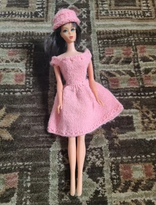 Muñeca Barbie TNT Morena Twist N Turn 1966 de Colección #9 Vestido Tejido Cuerpo Japón *tal cual* - Imagen 1 de 19