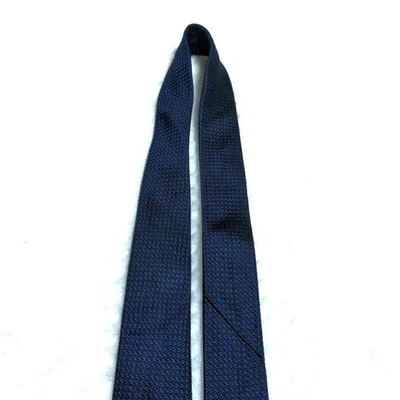 Corbata Gucci GG Sherry Line Azul Marino Seda Usada Excelente Estado Valoración Confiable Foto 1 de 4