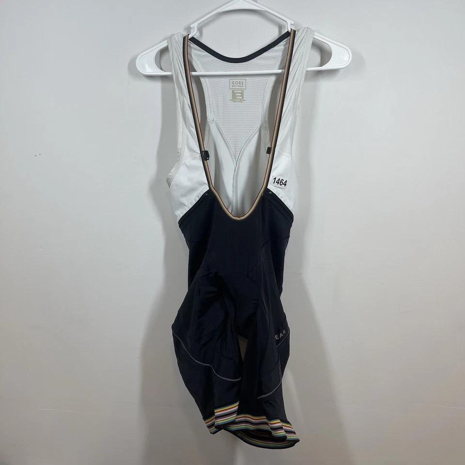 Gore Bike Wear Cycling Bib Shorts Womens XS Black Rainbow Gorewear Padded - Image 1 of 4