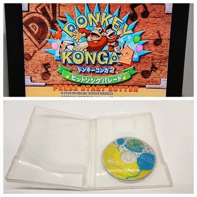 GC Chuo Junior High School ③ Donkey Konga 2 GameCube CUBE Software Japan W2 - Image 1 of 4