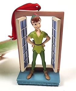 Cuaderno de bocetos Disney 2012 adorno de Navidad Peter Pan de pie en la ventana - Imagen 1 de 7