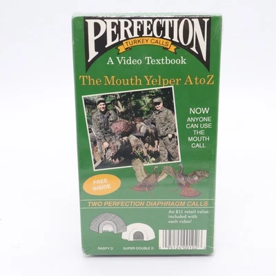 Jim Clay Perfection Turkey Call Video Textbook "The Mouth Yelper" VHS New Sealed - Image 1 of 4