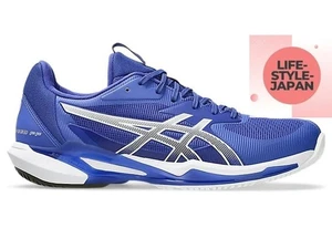 ASICS SOLUTION SPEED FF 3 Standard 1041A438 401 Dark Cobalt/White Men Tennis - Picture 1 of 9