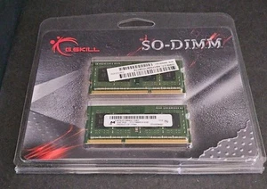 G.SKILL F3-10600CL9D-8GBSQ 8GB Memory Kit - 2 x 4GB DDR3-1333 SO-DIMM RAM - Picture 1 of 8