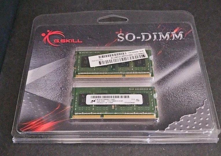 G.SKILL F3-10600CL9D-8GBSQ 8GB Memory Kit - 2 x 4GB DDR3-1333 SO-DIMM RAM - Image 1 of 4