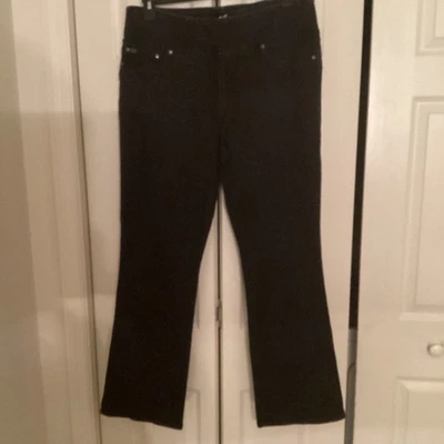 Diane Gilman distressed Large Black Jeans - Image 1 of 4