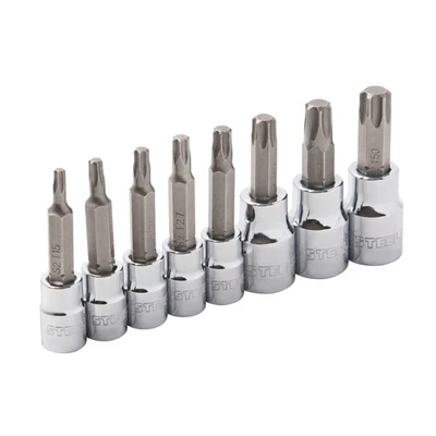 Steelman 8 Piece 1/4 in. and 3/8 in. Drive Star Bit Socket Set 55497 - Image 1 of 3