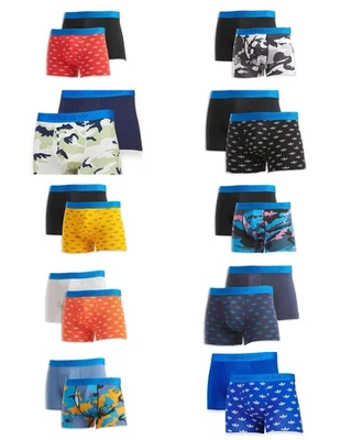 Adidas Originals Men's Comfort Flex Cotton Boxer Trunks 2-Pack S M L XL XXL
