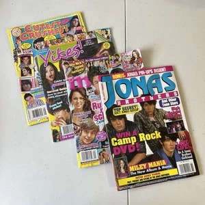 Mixed LOT of 4 Teen Magazines 2008 ~ Jonas / M / Yikes / Pop Star Cutest Crushes - Picture 1 of 20