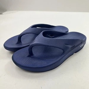 Original OOFOS Ooriginal Recovery Adult Flip Flop Sandals Mens 9 Womens 11 Blue - Picture 1 of 9