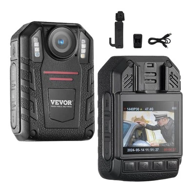 Portable 1440P Police Body Camera 64G Body Cam 2850 mAh Battery Night Vision - Image 1 of 4
