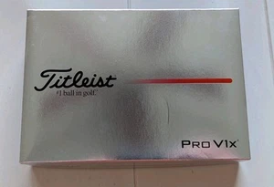 Pelotas de golf Titleist Pro V1x 2025, 1 docena (12 pelotas) blancas-#1,2,3,4 ¡NUEVAS! - Imagen 1 de 4
