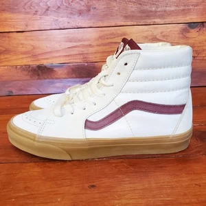 Vans SK 8 Hi Vanguard High Top Shoes Men 6.5 Women 8 Brown Leather 507698 - Picture 1 of 7
