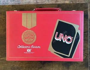 UNO 10th ANNIVERSARY COLLECTOR'S EDITION Card Game in CASE COMPLETE (1982) - Picture 1 of 8
