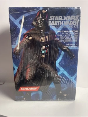 SEALED Star Wars Darth Vader Screamin Vinyl Model Kit Unbuilt USA 1992 New - Image 1 of 4