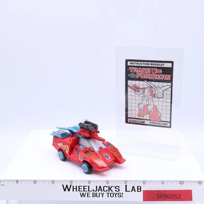 Pointblank 100% Complete 1987 Hasbro Vintage G1 Transformers Action Figure - Image 1 of 4