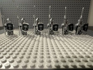 Lego Lord Of The Rings Gondor Soldiers Custom Printed Minifigure Lot of 6 - Picture 1 of 7