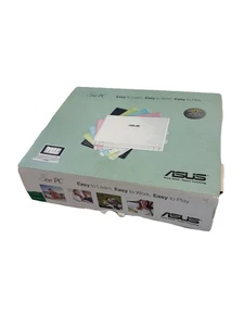 RARE New In Box ASUS Eee PC 4G 701 Black Netbook Computer PC 512MB Ram 4GB SSD - Picture 1 of 13